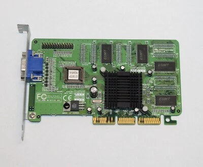 NVidia Riva TNT2 Vanta JC9781 AGP 4x 16MB Video Graphics Card working VGA - Image 1 of 4