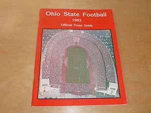 1983 OHIO STATE COLLEGE FOOTBALL MEDIA GUIDE EX-MINT BOX 21 - Picture 1 of 1