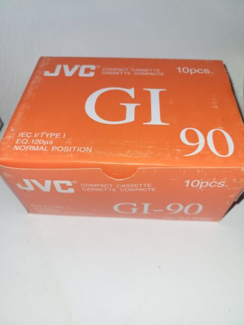 Lot of 5 JVC G1-90 F1-90 Sealed Blank Cassettes Type 1 Japan 