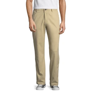 Arizona Mens Skinny Fit 30"W X 30"L, 38"W X 34"L New Msrp $42 Industrial Khaki - Picture 1 of 2