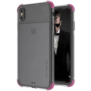 Ghostek COVERT2 Tough Clear Silicone Case Cover for Apple iPhone XS Max - Pink - Picture 1 of 6