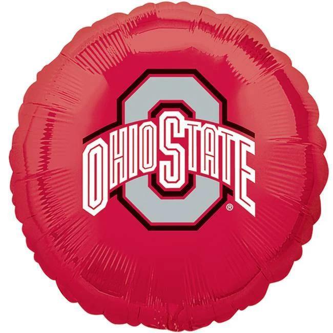 Ohio State Buckeyes Globo de Lámina 18" #1 Vajilla Decoraciones del Estado de Ohio Foto 1 de 1