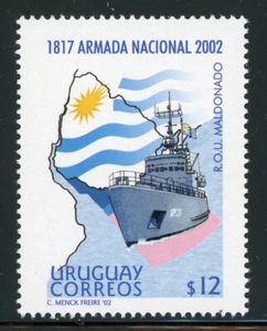 URUGUAY MNH Year 2002 Selections: Scott #1978 12P 185th Ann National NAVY CV$3+ - Picture 1 of 1