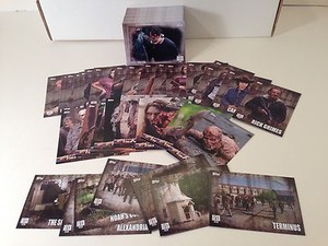 THE WALKING DEAD SEASON 5 Topps 2016 Complete Base Card Set (100) w/ 35 Chase