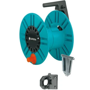Gardena Empty Wall Mounted Hose Reel and Bracket Set 60m - Picture 1 of 3