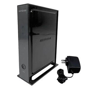 NETGEAR WNR2000 v3 4-Port 10/100 Wireless N Router 300 Mbps w/ Adapter - Zdjęcie 1 z 6