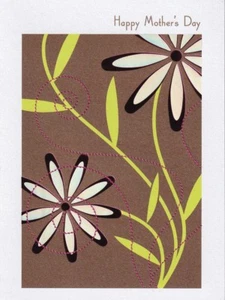 PAPYRUS MOTHERS DAY CARD NIP (MSRP $6.95) EMBROIDERED SWIRLS CARD (P11) - Bild 1 von 2