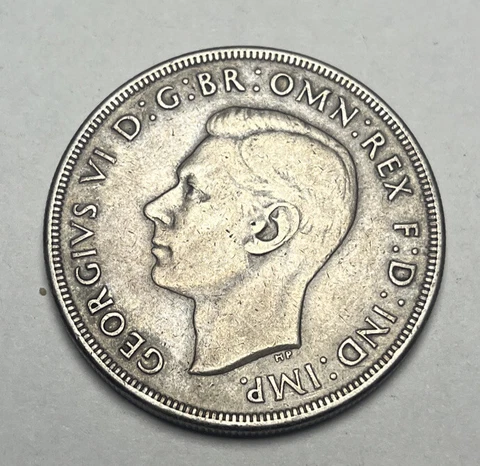 Scarce Silver 1938 Australia Crown VERY NICE CONDITION COIN Cover