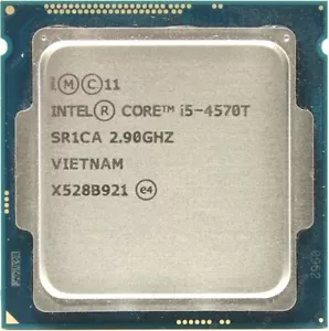 Intel Core i5-4570T 2.90GHz SR1CA Desktop Processor Socket 1150 Dual Core CPU - Picture 1 of 1