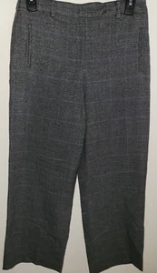 Larry Levine Business Dress Pants Trousers Gray Womens Stretch Size 4 - Picture 1 of 8