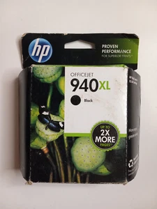 Genuine HP 940XL Black Ink Cartridge, High Yield - EXP Mar 2016 - New Old Stock - Picture 1 of 2