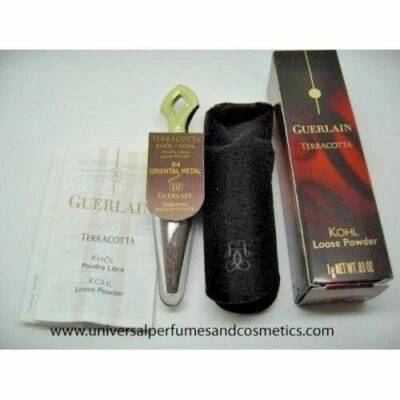 Guerlain Terracotta Loose Powder Kohl Liner- #04 Oriental Metal  1g/03oz BOXED - Image 1 of 4