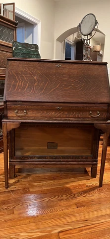 Oak Globe Wernicke Grade 299 Barrister Bookcase Secretary Desk Unit Cover