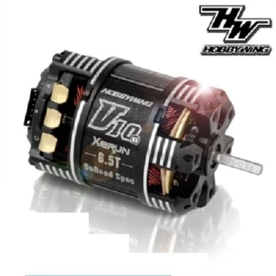Hobbywing XERUN V10 G3 On-Road Spec 6.5T 6300KV 1S  brushless 1/12 - Photo 1/2