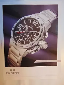 2012 TW STEEL WATCH print ad - Picture 1 of 1