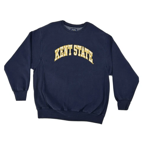 Men's Steve And Barry’s Long Sleeve Sweatshirt Blue XL Kent State Golden Flashes Cover