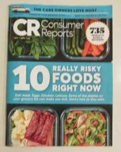CR CONSUMER REPORTS Magazine May 2025 Really Risky Foods Right Now - 735 Ratings - Picture 1 of 1