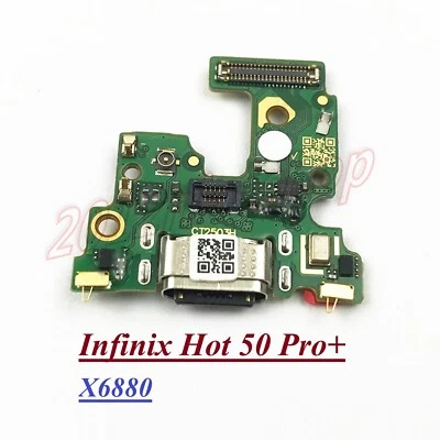 OEM USB DC Charging Port Mic Connector Jack Board For Infinix Hot 50 Pro+ X6880 - Image 1 of 4