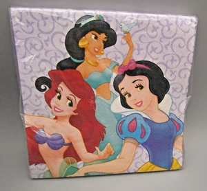 Servilletas de papel para almuerzo PARTY EXPRESS~16 unidades de princesas Disney - Imagen 1 de 2