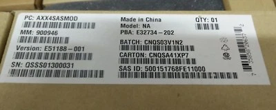 Intel AXX4SASMOD E51188-001 Integrated Server RAID Module w/ Cables & Standoffs - Image 1 of 2