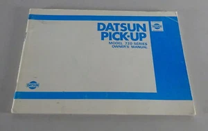 Betriebsanleitung Nissan / Datsun Pickup Typ 720 Stand 1979-1985 - Bild 1 von 1