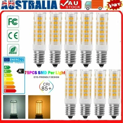 75Pcs LED Globe Corn Bulb E14 2835 SMD Globe Spot Light Lamp 7W Daylight Warm - image 1 of 4