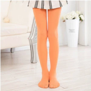 Girls Kids Children Ballet Dance White Stockings Pantyhose Tights Long Socks US - Picture 1 of 24