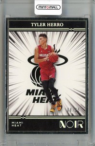 2020-21 Panini Noir 202 Base Metal Frame Tyler Herro Miami Heat 08/25
