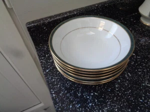 BOOTS HANOVER GREEN CEREAL BOWLS X 6 - Picture 1 of 1
