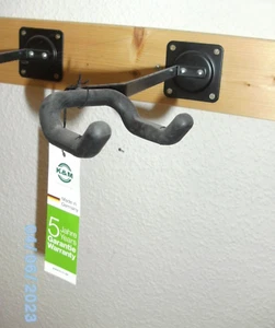 A+E Supporto Per Chitarra Da Parete Nero - Esecuzione In Metallo Stabile *NUOVO* - Foto 1 di 10
