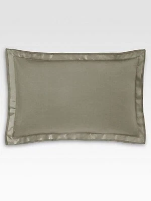 Donna Karan Modern Classics Ottoman Stripe Silk Standard Queen Pillow Sham  $188 - Image 1 of 4