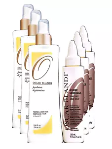 Oscar Blandi Protein Mist 8.45 Oz & At Home Salon Glaze 5Oz Pack of 6 - Picture 1 of 6
