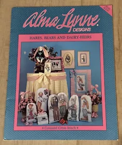 Alma Lynne “Hares, Bears and Dairy-Heirs” Cross Stitch ALX-87 (1989) - Picture 1 of 1