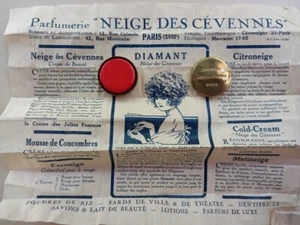 VINTAGE FRENCH DIAMANT  NEIGE DES CEVENNES UNUSED ROUGE - Picture 1 of 5