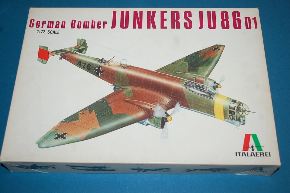 Italaerei 114 - Junkers JU 86 D1 German Bomber  scala 1/72 - Immagine 1 di 2