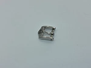 ORIGINAL NEW 10MM WHITE BUCKLE CLASP FOR GUCCI WATCH STRAP - Picture 1 of 4