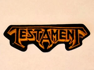 Testament American vintage hardrock thrash thrashmetal music patch rock aufnaher - Imagen 1 de 2