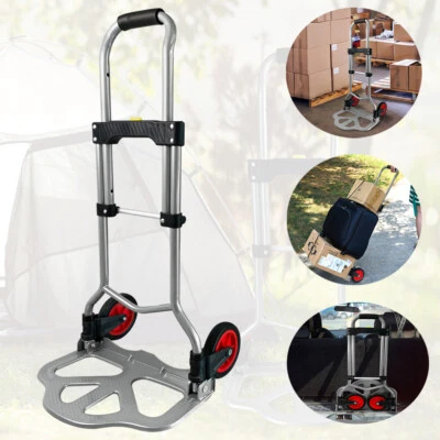 Sackkarre 80KG Transportkarre Stapelkarre Klappbar Höhenverstellbar Stahl Alu DE - Bild 1 von 4