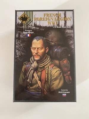 Young Miniatures French Foreign Legion WWI 1/10 Resin Bust Figure Kit - Image 1 of 3