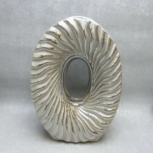 Formano Vase Organic silber edel modern 29 cm hoch Geschenk ganzjahr ANGEBOT ! - Bild 1 von 4