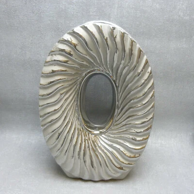 Formano Vase Organic silber edel modern 29 cm hoch Geschenk ganzjahr ANGEBOT ! - Bild 1 von 4