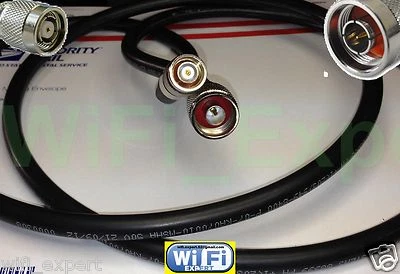 TIMES® 6' RP-TNC to N Male WiFi Cable Biquad USB Linksys Cisco WRT54G LMR400 US - Image 1 of 4