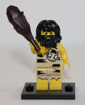Minifigura coleccionable Lego Serie 1 retirada COL003 Caveman ¡100% completa! Foto 1 de 4