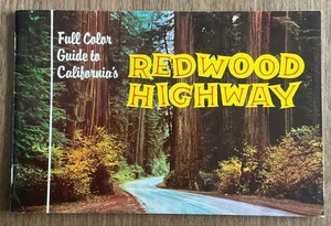 Vintage 1957 Full Color Guide to California’s Redwood Highway - Picture 1 of 4
