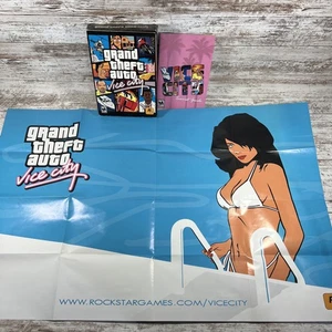 Grand Theft Auto Vice City (PC) Box, Poster/Map(18x27) & Tourist Guide (NO GAME) - Picture 1 of 12