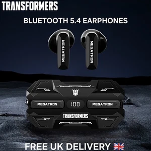Transformers Wireless Bluetooth In Ear Headphones Megatron Headset Earbuds - Picture 1 of 7