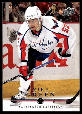 2008-09 Upper Deck #3 Mike Green Washington Capitals Hockey Card - Image 1 of 2
