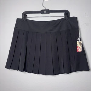 Tommy Bahama Skort Mujer’s XL Negro Plisado Diario Activo Golf Tenis Falda - Imagen 1 de 11