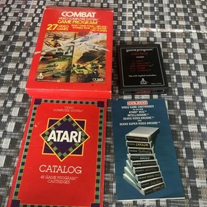 Combat Atari 2600 Video Game Cartridge and box. - Picture 1 of 3
