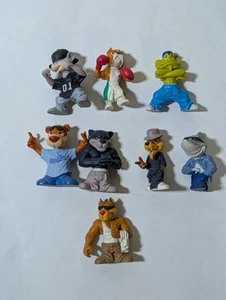 Lote 8 VECINDARIOS SINVERGÜENZAS ANIMALES PVC 1.75" OG Lil HOMIES Perro Rana Tiburón Gato - Imagen 1 de 12